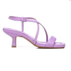 Vince Cottin Purple Square Toe‎ Heeled Sandal 5.5 New